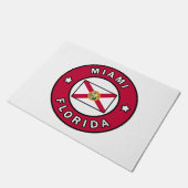 マイアミフロリダ ドアマット (アングル)