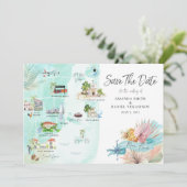 マイアミフロリダ |目的地の結婚式の日程マップ (スタンド正面)