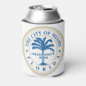 マイアミフロリダ 缶クーラー (缶裏面)