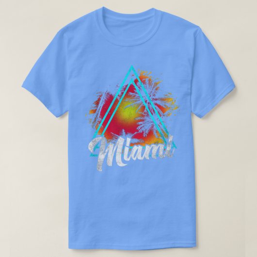 マイアミフロリダ Tシャツ (デザイン正面)