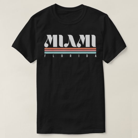 マイアミフロリダ Tシャツ (デザイン正面)