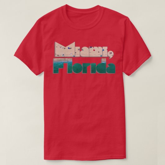 マイアミフロリダ Tシャツ (デザイン正面)