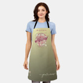 マイアミフロリダUSA調理師レストランシェフApro エプロン (着用した状態)