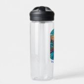 マイアミブリッケルウーマンオンザルーフトップホットタブ ウォーターボトル (正面)