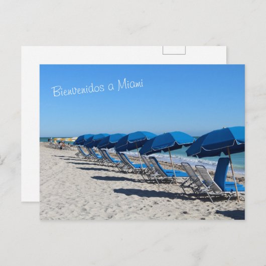 マイアミポストカードをビエンヴェニドス ポストカード (正面/裏面)