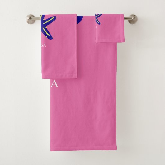 マイアミマイアミビーチピンク バスタオルセット (インサイチュ)