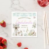 マイアミモダンビーチバチェロレッテ週末 スタンダードカクテルナプキン (インサイチュ)