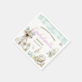 マイアミモダンビーチバチェロレッテ週末 スタンダードカクテルナプキン (角)