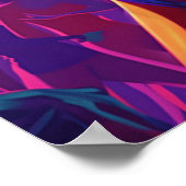 マイアミラトノスサルサ踊りアットナイト絵画ズ ポスター (角)