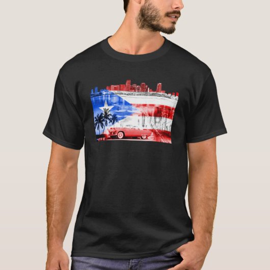 マイアミリカボリキュアマイアミダードカウンティプエルトリコ Tシャツ (正面)