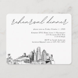 マイアミリハーサル招待状エンクロージャカード エンクロージャーカード