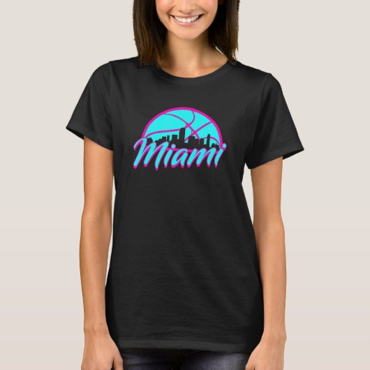 マイアミレトロヴィンテージフロリダ2 Tシャツ (正面)