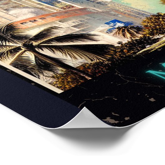 マイアミヴィンテージのポスター ポスター (角)