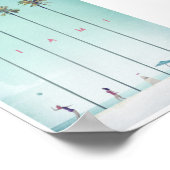 マイアミヴィンテージ旅行ポスター ポスター (角)