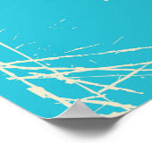 マイアミヴィンテージ1980s旅行ポスター ポスター (角)