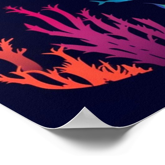 マイアミ人魚 ポスター (角)