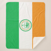 マイアミ国旗 シェルパブランケット (正面)