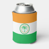 マイアミ国旗、フロリダクーラーボックス 缶クーラー (缶裏面)