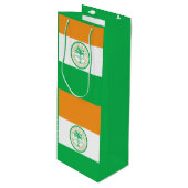 マイアミ国旗、フロリダワイン抱き枕 ワインギフトバッグ (正面アングル)