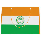 マイアミ国旗、フロリダ大抱き枕 ラージペーパーバッグ (正面)