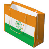 マイアミ国旗、フロリダ大抱き枕 ラージペーパーバッグ (正面アングル)