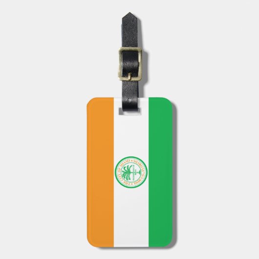 マイアミ国旗、フロリダ州ラゲッジタグ ラゲッジタグ (正面縦)