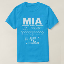 マイアミ国際的エアポートMIA Tシャツ