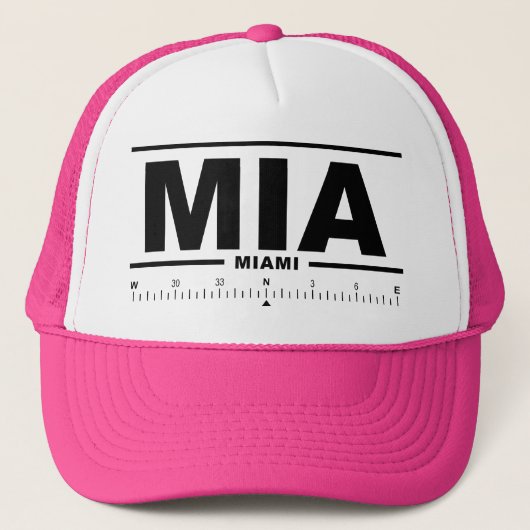 マイアミ国際空港 MIA キャップ (正面)