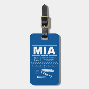 マイアミ国際空港 MIA 荷物タグ ラゲッジタグ