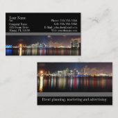 マイアミ夜パノラマ-名刺 名刺 (正面/裏面)