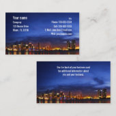 マイアミ夜パノラマ-名刺 名刺 (正面/裏面)