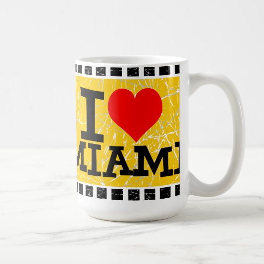 マイアミ大好き – マグス コーヒーマグカップ (右)