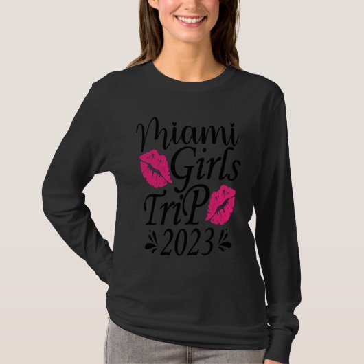 マイアミ女子旅2023 ブライズパーティー Tシャツ (正面)