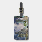 マイアミ川水辺のライトアップタワー ラゲッジタグ (正面縦)