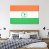 マイアミ市旗 キャンバスプリント (インサイチュ (寝室))