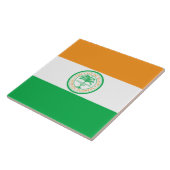 マイアミ市旗 タイル (側面)