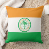 マイアミ市旗（フロリダ州） クッション (ブランケット)