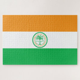 マイアミ市旗（フロリダ州） ジグソーパズル