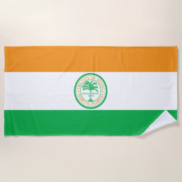 マイアミ市旗（フロリダ州） ビーチタオル