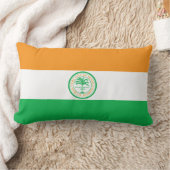 マイアミ市旗（フロリダ州） ランバークッション (ブランケット)