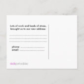 マイアミ新住所のお知らせ 案内ポストカード (裏面)