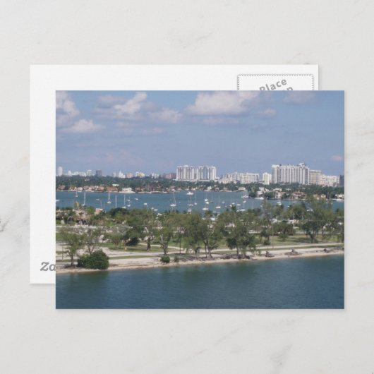 マイアミ港 ポストカード (正面/裏面)