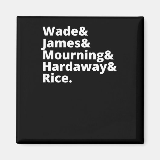 マイアミ素晴らし マグネット (正面)