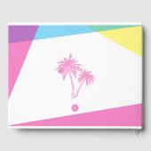 マイアミ結婚ナイト ゲストブック (裏面)