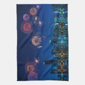 マイアミ花火 キッチンタオル (縦)