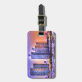 マイアミ鮮やかスカイラインサンライズ ラゲッジタグ (正面縦)