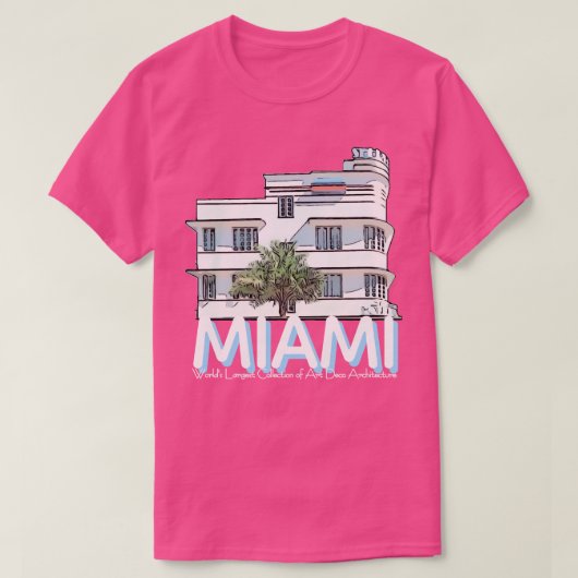 マイアミ アール・デコ Tシャツ (デザイン正面)