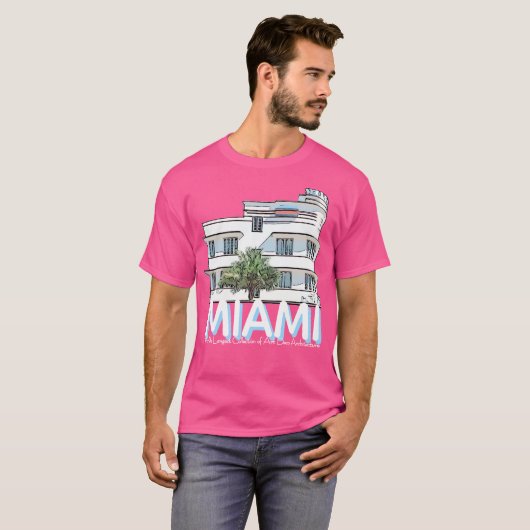 マイアミ アール・デコ Tシャツ (正面フル)