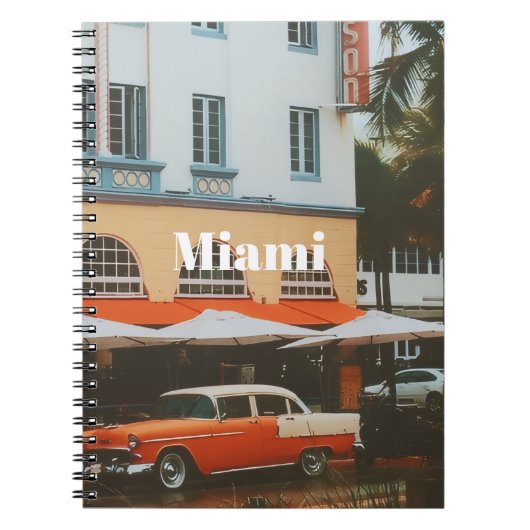 マイアミ・オーシャンドライブの旅行のお土産 ノートブック (正面)