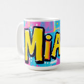 マイアミ コーヒーマグカップ (正面左)